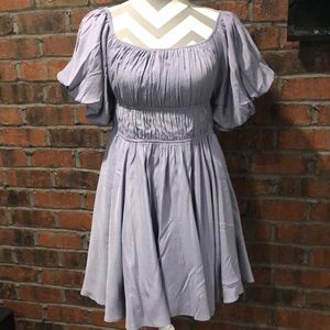 NWOT Mustard Seed mauve short-sleeve dress. Size Small.